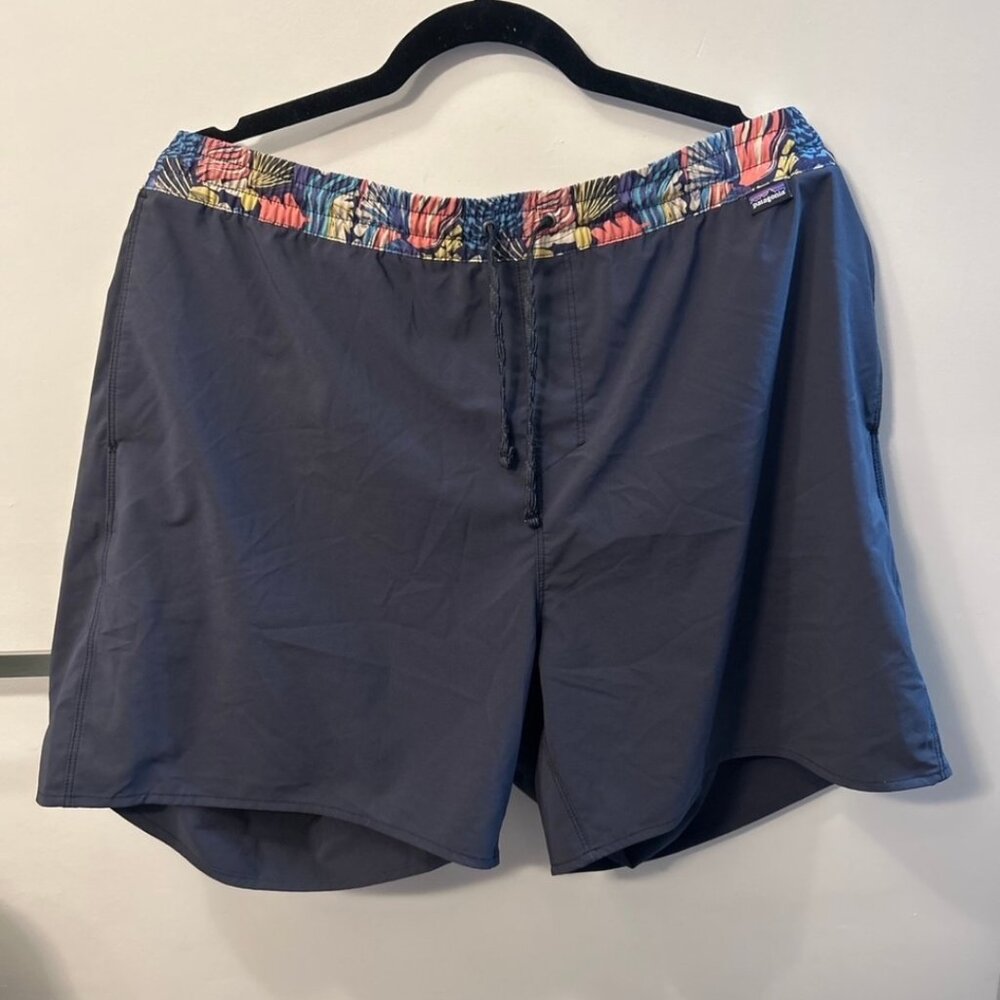 Patagonia Hydro Series Board Shorts Men's XXL Black Swim Surf Shorts